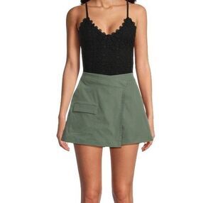 Avia Womens Sz XL (16-18) Hike Skort Green Midnight